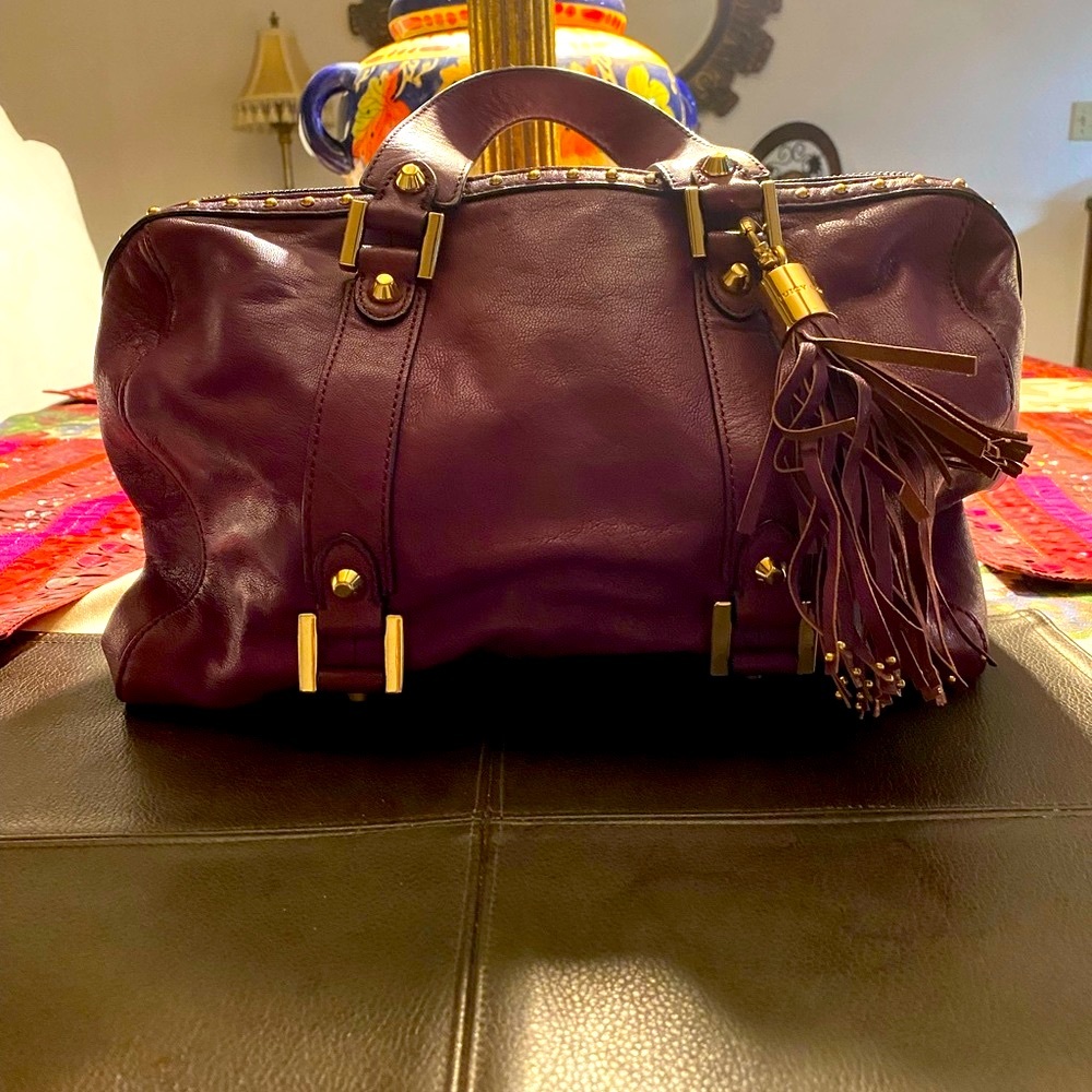 Juicy Couture deep purple handbag